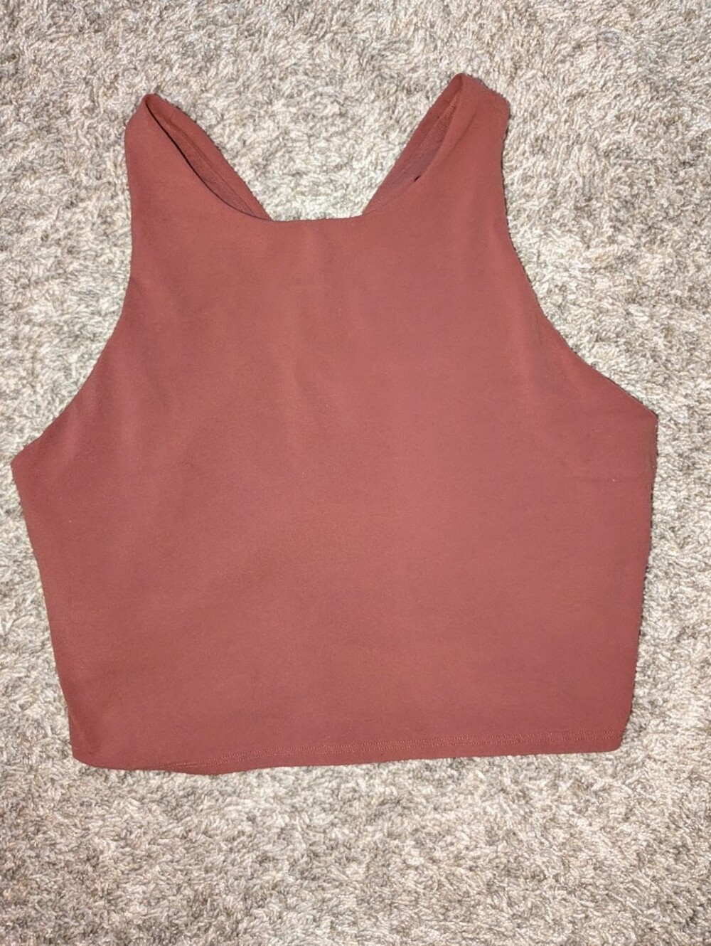 Athleta Sleeveless Bra Top in Terracotta